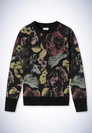 Maglia a maniche lunghe nera - Revival Thea