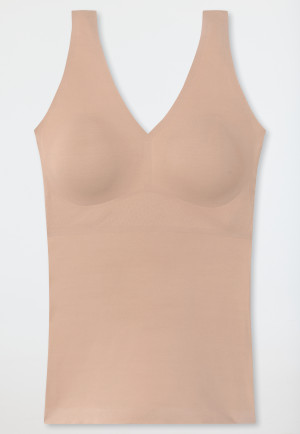 Chemise à bretelles microfibre coussinets amovibles érable - Invisible Soft