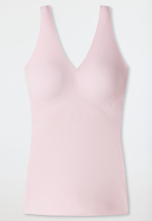 Strappy top microfiber removable pads soft pink - Invisible Soft