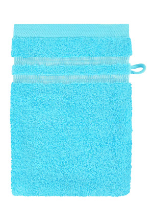 Gant de toilette Milano 16 x 22 turquoise  SCHIESSER Home