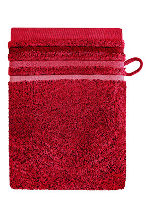 Waschlappen Skyline Color 16x22 rot - SCHIESSER Home
