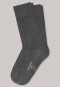 Chaussettes homme par lot de deux anthracite chiné - Long Life Cool