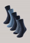 Men's socks 5-pack stay fresh midnight blue-heather gray - Bluebird