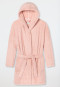 Dressing gown teddy fleece comfort fit rosé - Essentials