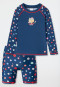 Swim set long 2-piece knitwear recycled shirt boyshorts polka dots cat multicolor - Cat Zoe