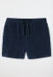 Pantaloncini in spugna in tonalità blu scuro - Aqua Beachwear