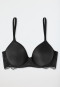 Underwire bra spacer cup black - Modal & Lace