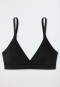 Soft-BH Doppelripp herausnehmbare Pads schwarz - Pure Rib