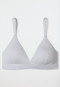 Soft-BH Doppelripp herausnehmbare Pads weiss - Pure Rib