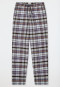 Hose lang Flanell Organic Cotton Karos multicolor - Mix+Relax