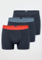 Shorts 3er-Pack Organic Cotton Webgummibund mehrfarbig - 95/5