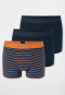 Shorts 3er-Pack uni/gestreift mehrfarbig - 95/5