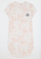 Camicia da notte a maniche corte in cotone organico batik rosa tenue - Nightwear