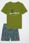 Short pyjamas pineapple grass green - Teens Nightwear