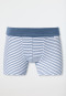 Shorts Double Rib rayures bleu jeans - Double Rib