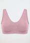 Bustier seamless herausnehmbare Pads rosenholz - Classic Seamless