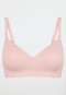 Soft bra with cup and floating cups pearl - Unique Micro