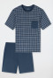 Short pyjamas with patterned chest pocket air - Comfort Essentials