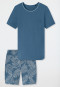 Short pyjamas atlantic blue - Comfort Nightwear
