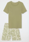 Short pyjamas lime - Comfort Essentials