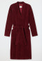 Accappatoio in spugna leggera bordeaux - Feather Terry