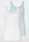 Top in confezione da 2, sabbia/menta - Modal Essentials