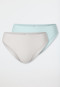 Tai-Slips 2er-Pack sand/mint - Modal Essentials