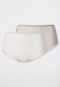 Slip midi confezione da 2 in grigio mélange - Modal Essentials