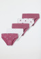Confezione da 5 pezzi di slip in cotone organico con cintura morbida in vita stelle multicolore - 95/5