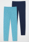 2-pack leggings stars moons multi-colored - 95/5