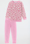 Pyjama long coton bio poignets curs roses - Girls World