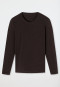 Shirt langarm braun meliert - Comfort Fit