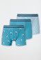 Shorts 3er-Pack Organic Cotton Webgummibund Mond-Sterne-Print - 95/5