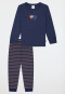 Pigiama lungo con polsini a righe curry - Kids Nightwear