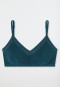 Bustier lace without underwire petroleum - Modern Lace
