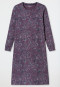 Camicia da notte a manica lunga stampata multicolore - Comfort Interlock