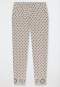 Pants long woven fabric flowers gray-jaspe - Mix+Relax