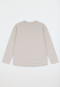 Shirt langarm rundhals grau-jaspe - Mix+Relax