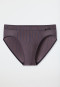 Slip supermini in qualità micro gessato grafite - Pure Micro