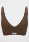 Bustier Ajourée seamless dunkelbraun - Revival Alma