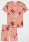 Short pyjamas with rolled hem sun apricot - Girls World