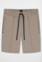 Pants short sweat fabric clay red - Mix+Relax