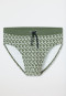 Costume da bagno riciclato in tessuto a maglia con fantasia - Aqua