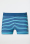Costume da bagno in tessuto a maglia LSF40+ a strisce - Ciano