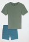 Schlafanzug kurz khaki - Long Life Soft