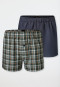 Boxer shorts woven fabric 2-pack check multi-colored - Boxer shorts Multipacks