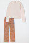Pyjama long interlock champagne - Modern Nightwear