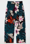 Hose lang Viskose-Webware Blumen multicolor  Mix+Relax