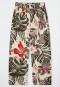 Hose lang Viskose-Webware Blumen multicolor  Mix+Relax