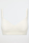 Soft bra with cup off-white - Unique Cotton